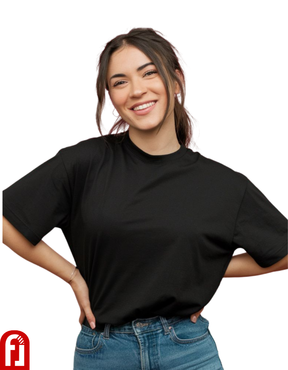 Essential Noir Oversized T-Shirt – Premium Minimal Luxury Fit