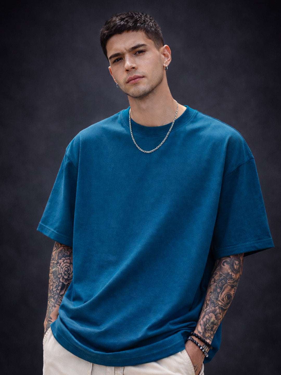 Freshlooms Your Time Is Now Oversized T-Shirt | 240 GSM Premium Cotton | STREETWEAR