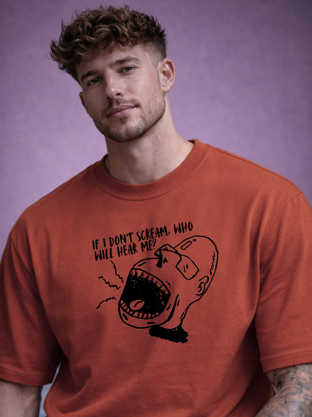 IF I DON’T SCREAM Oversized T-Shirt – Premium Streetwear Graphic Tee