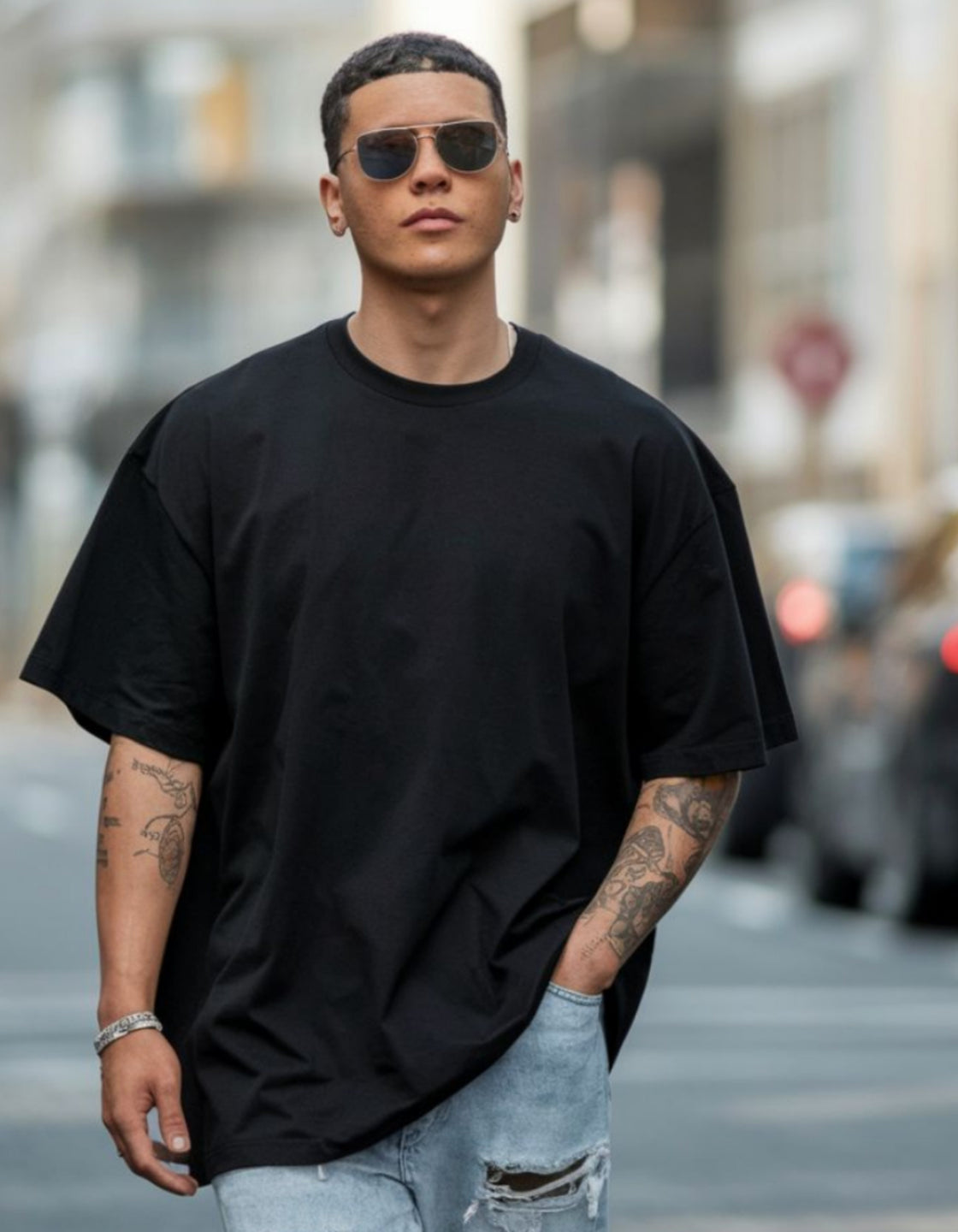 Syndicate WHO ARE YOU? Oversized Premium T-Shirt – Dark Syndicate Edition