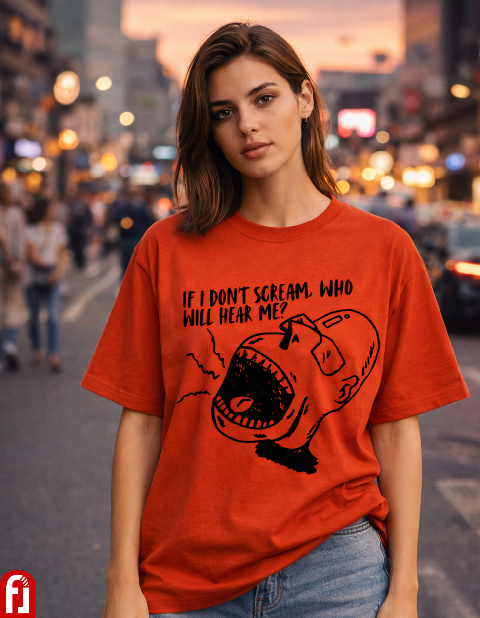 IF I DON’T SCREAM Oversized T-Shirt – Premium Graphic Streetwear