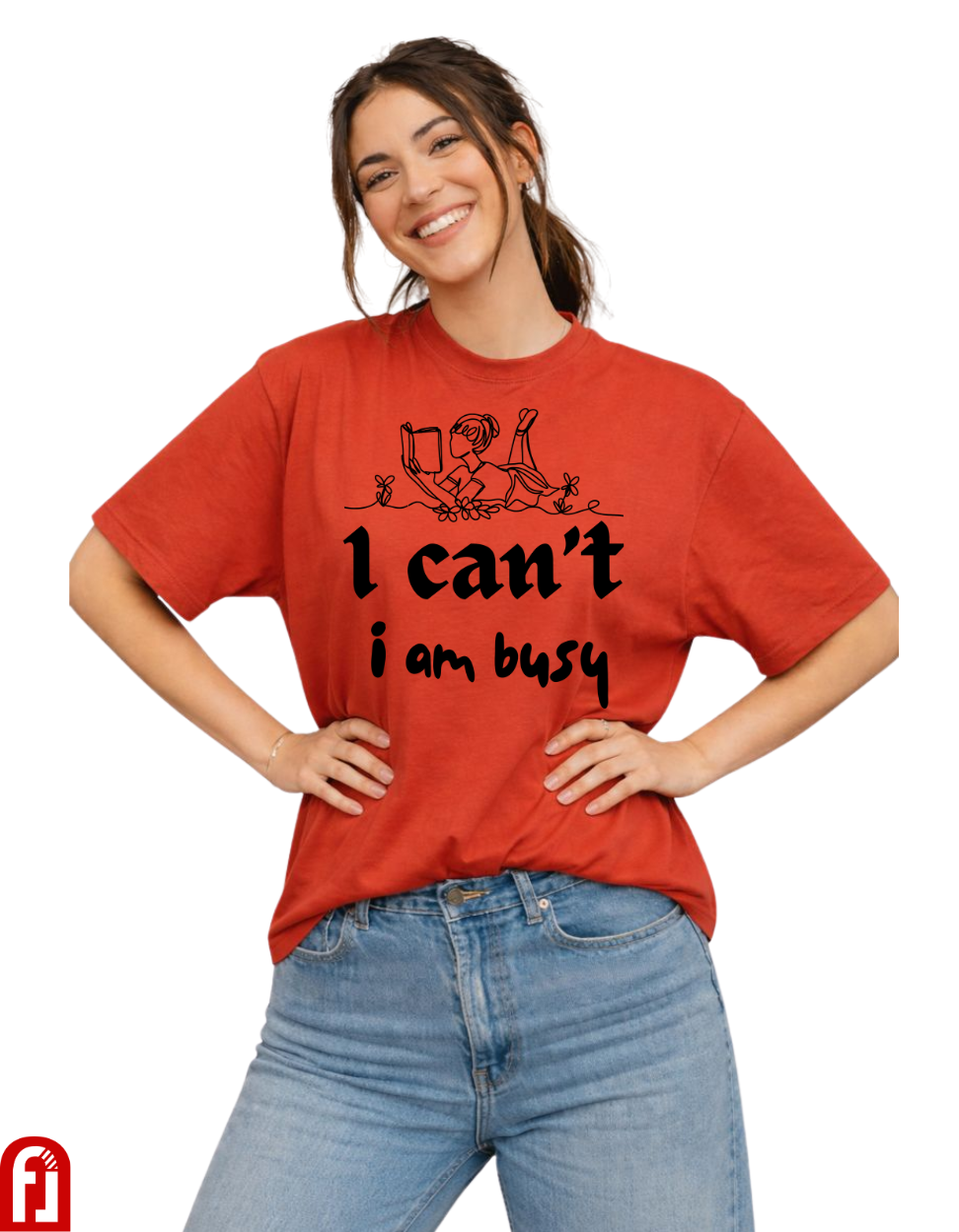 I Can’t, I’m Busy – Premium Oversized Cotton T-Shirt
