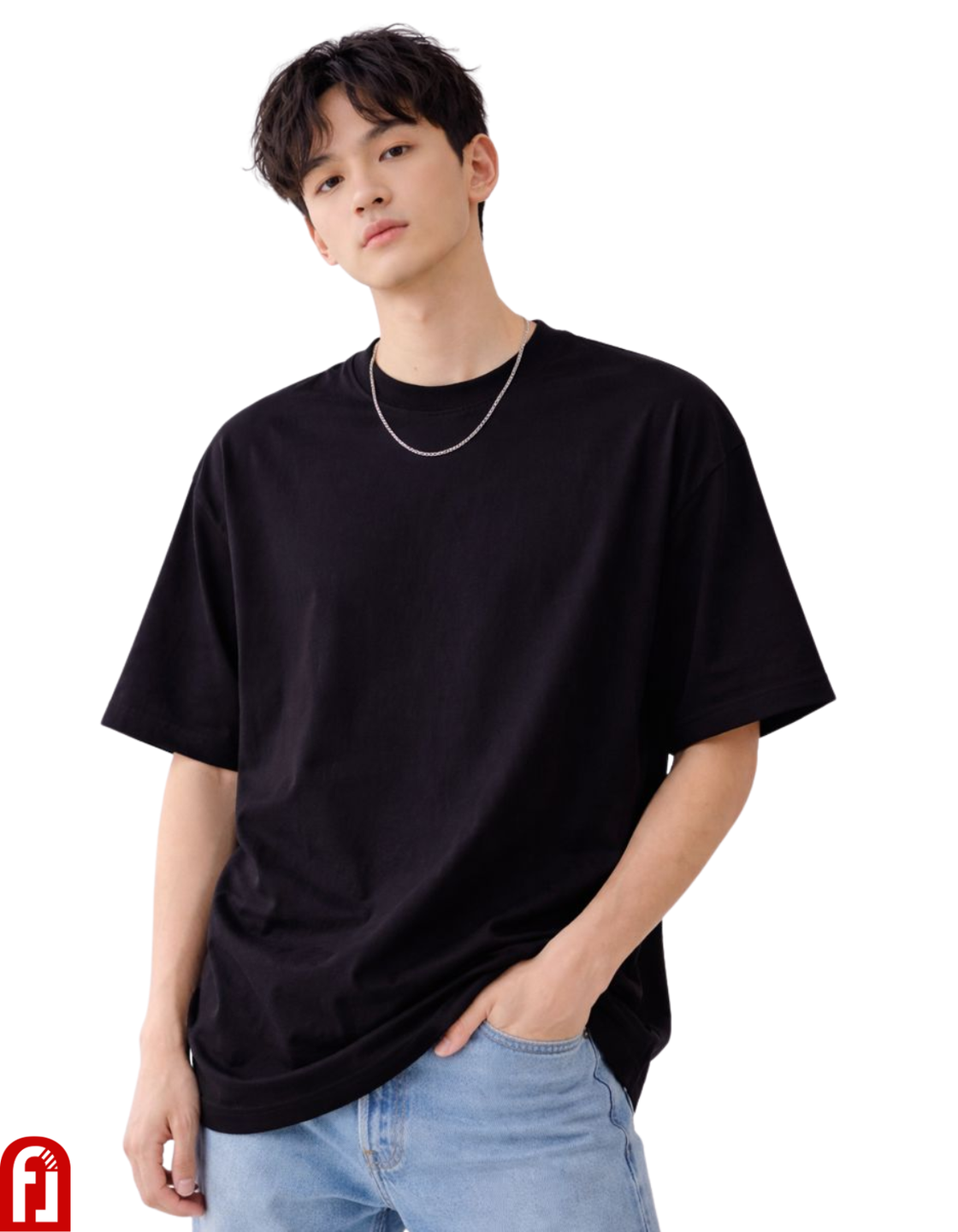 Freshlooms Men Oversized Premium Cotton T-Shirt – JUST DO IT Graphic Back Print | Streetwear Fit