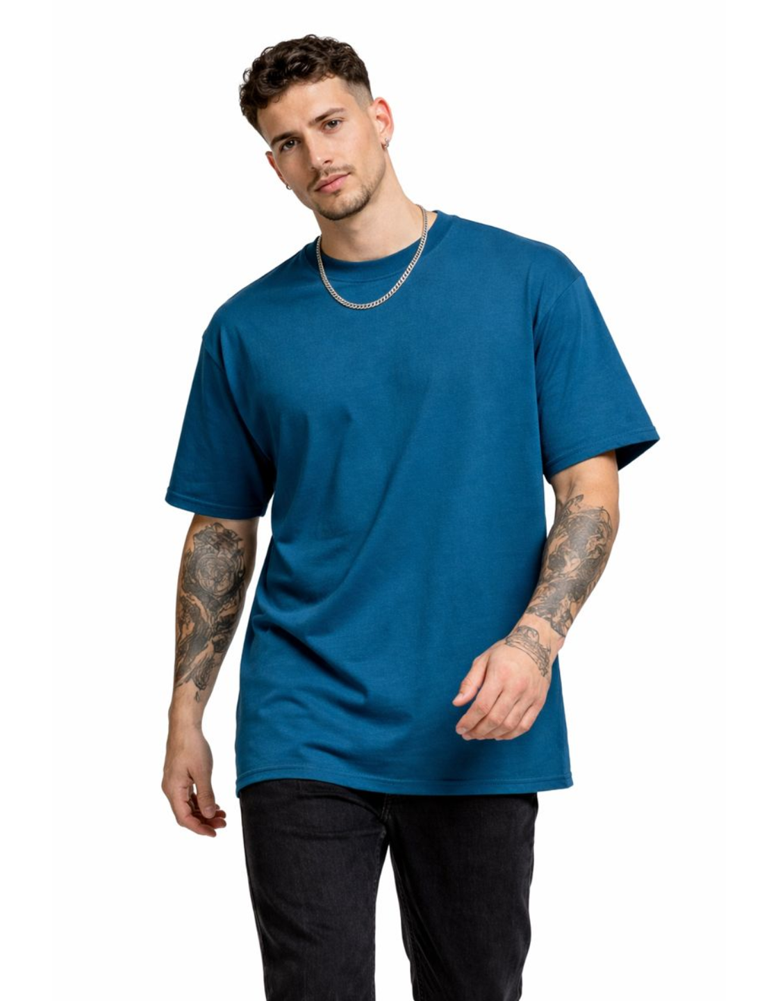 Men’s No Surrender  Oversized Graphic T-Shirt 240 GSM | Premium 100% Cotton Streetwear Back Print Tee