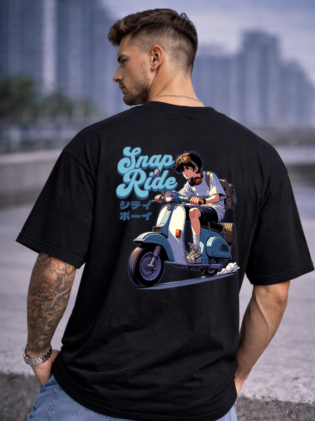 Freshlooms | Snap Ride Oversized T-Shirt – Urban Motion Edition