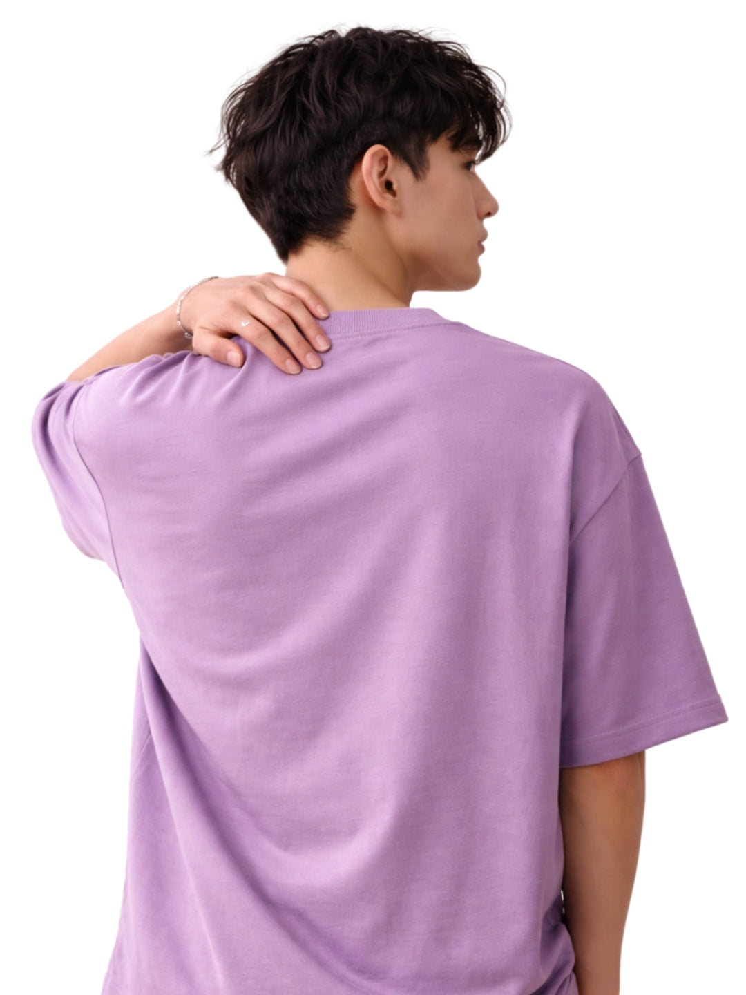 JESUS Oversized T-Shirt – Lavender Faith-Inspired Luxury Streetwear