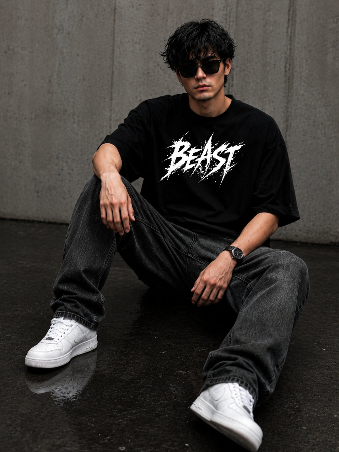 UNLEASH THE BEAST | Built for those who refuse to blend in. | Oversized T Shirt | FRESHLOOMS