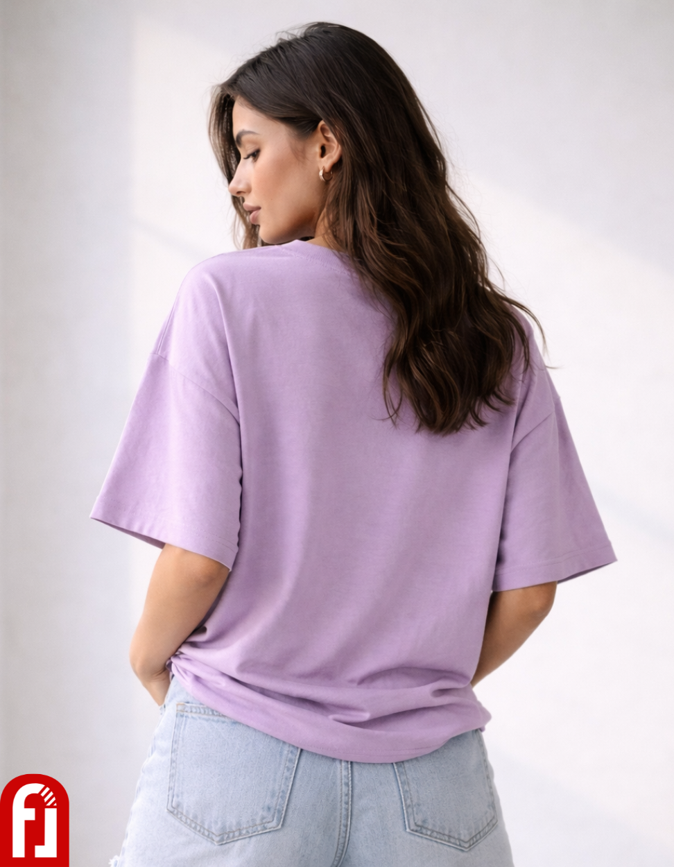 Kawaii Heart Oversized T-Shirt – Lavender Luxury Streetwear Tee