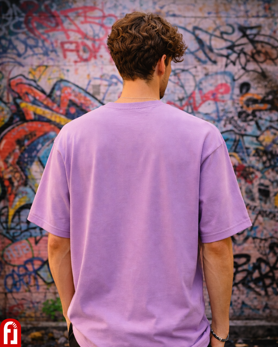 The Liars Oversized T-Shirt – Lavender Luxury Streetwear Statement Tee