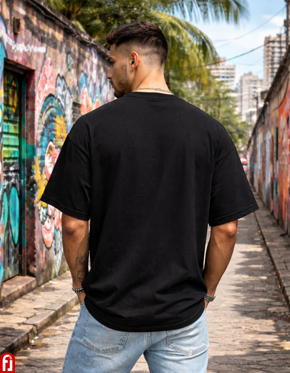 Daddy Superhero Oversized T-Shirt – Premium Black Streetwear Tee