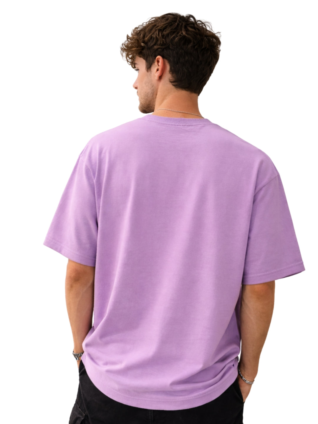 Forged in Chaos Oversized T-Shirt – Lavender Luxury Streetwear Tee