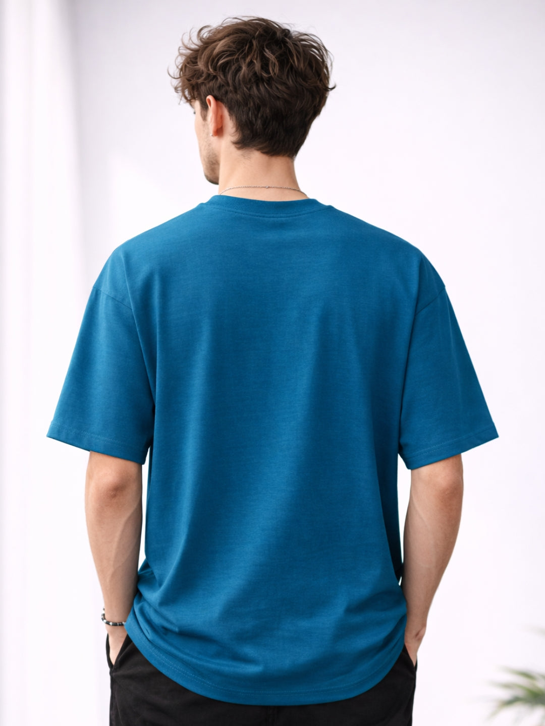 Azure Essential Oversized T-Shirt – Premium Minimal Luxury Tee