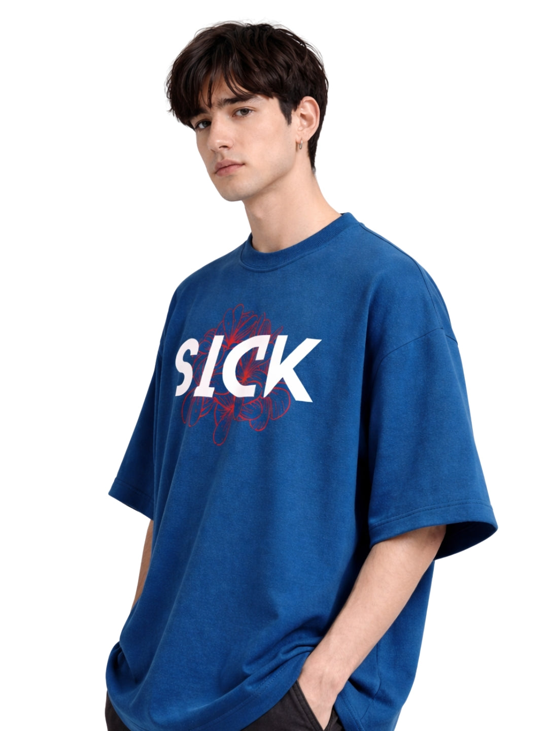 SICK Floral Oversized T-Shirt – Premium Streetwear Fit