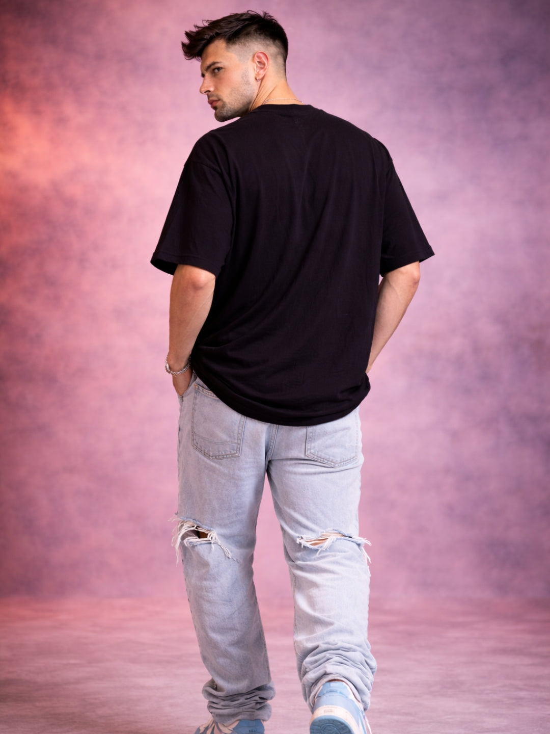 Freshlooms Lifeline Graphic Oversized T-Shirt – 240 GSM Premium Cotton Streetwear