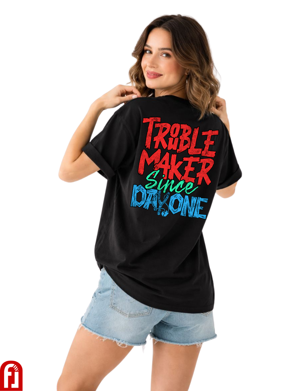 Trouble Maker Oversized T-Shirt