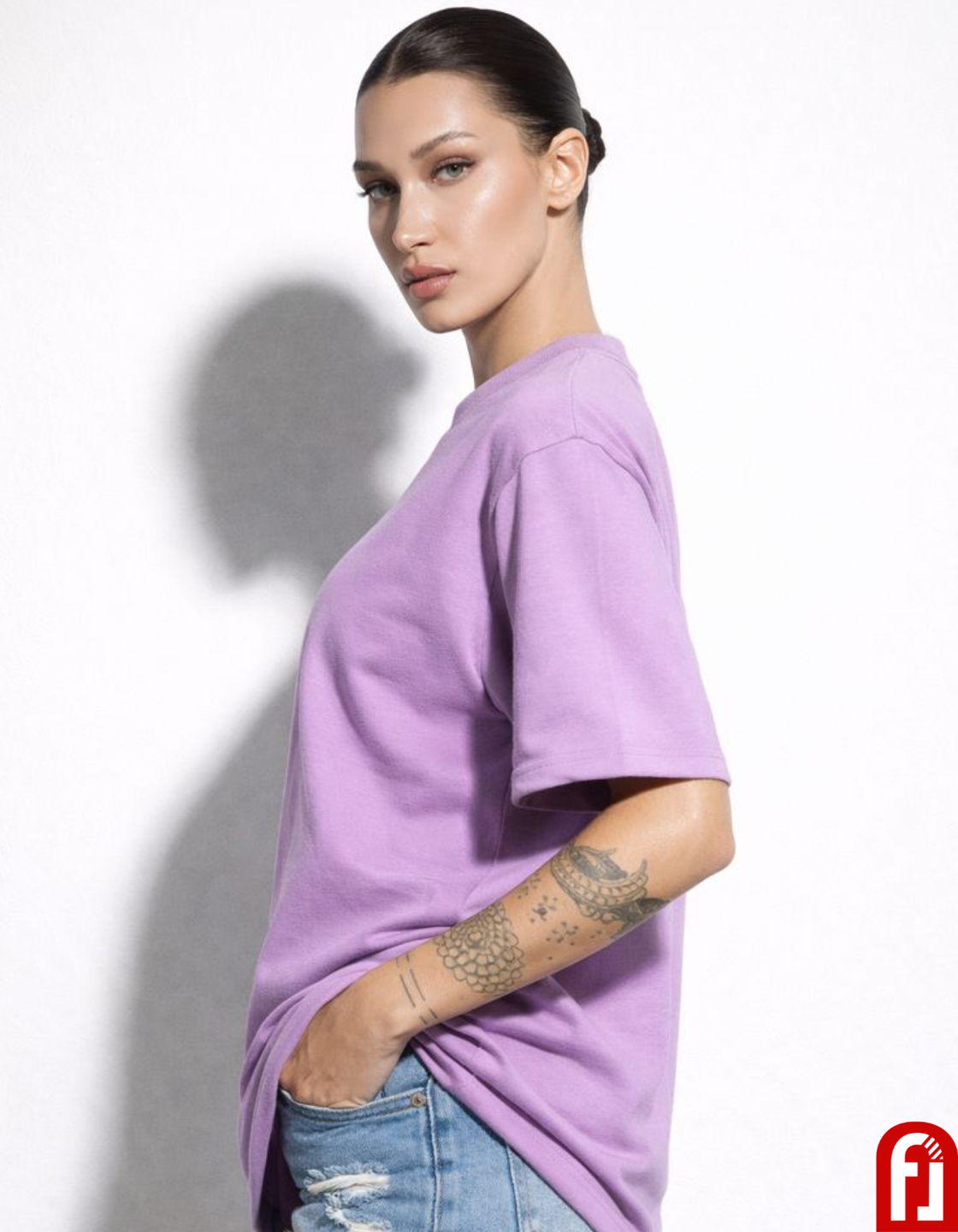 Women’s Oversized T-Shirt 240 GSM | Premium 100% Cotton Relaxed Fit Tee for Women | Soft Heavyweight Streetwear Top