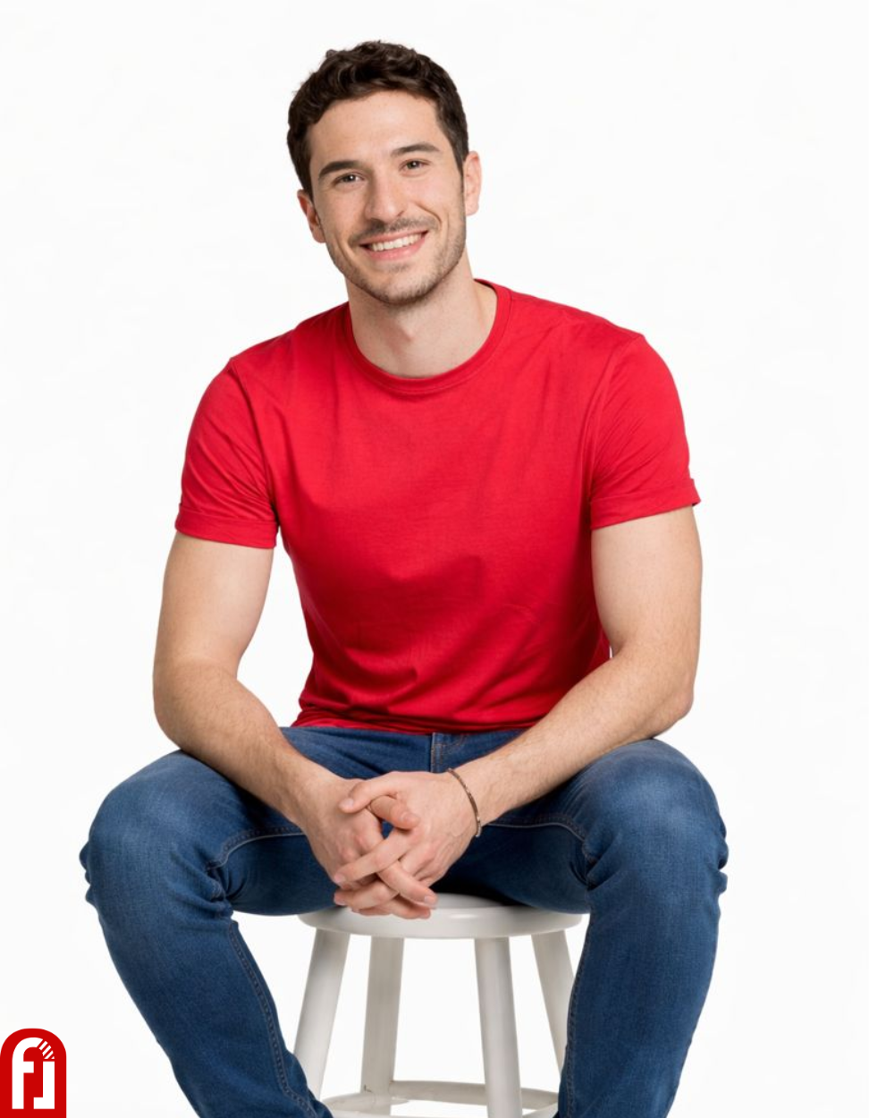 Freshlooms Classic Red Regular-Fit T-Shirt | Premium Cotton | Everyday Essential