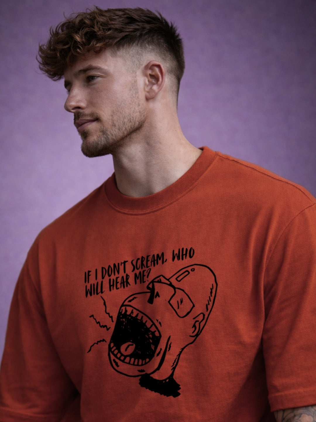 IF I DON’T SCREAM Oversized T-Shirt – Premium Streetwear Graphic Tee