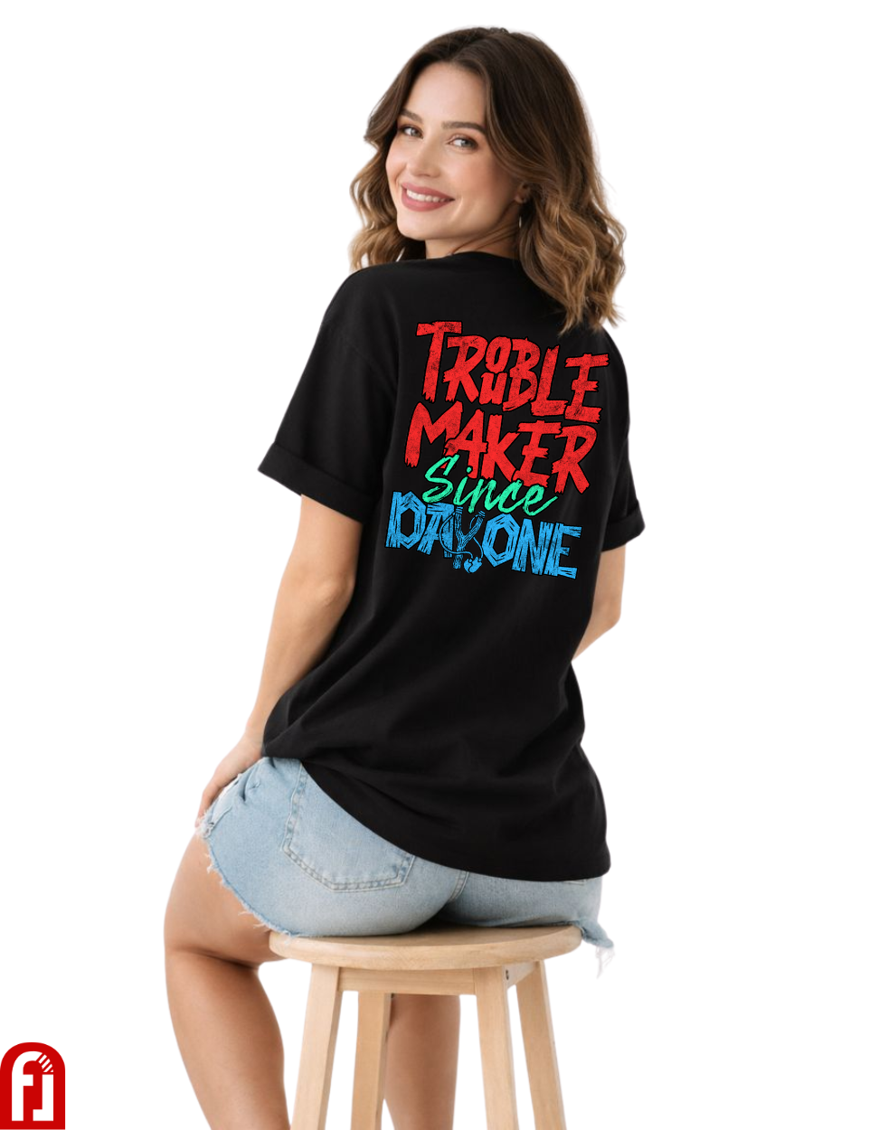 Trouble Maker Oversized T-Shirt