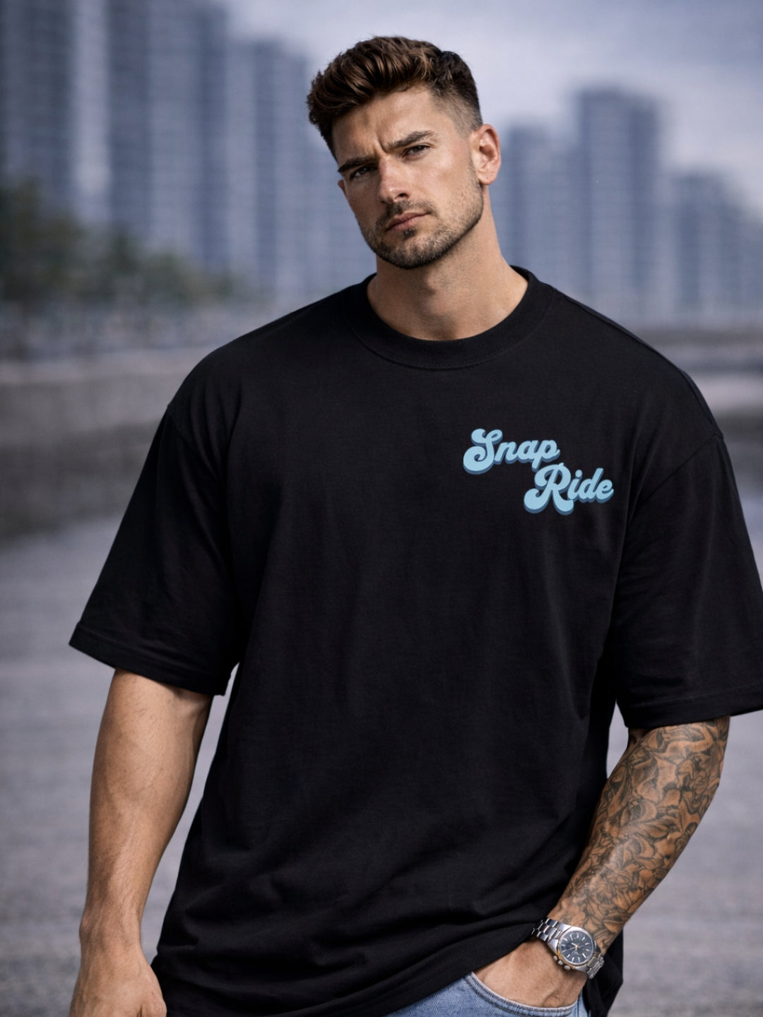 Freshlooms | Snap Ride Oversized T-Shirt – Urban Motion Edition