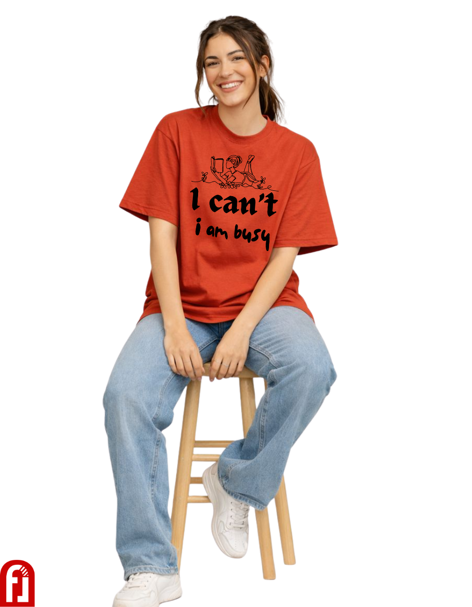 I Can’t, I’m Busy – Premium Oversized Cotton T-Shirt