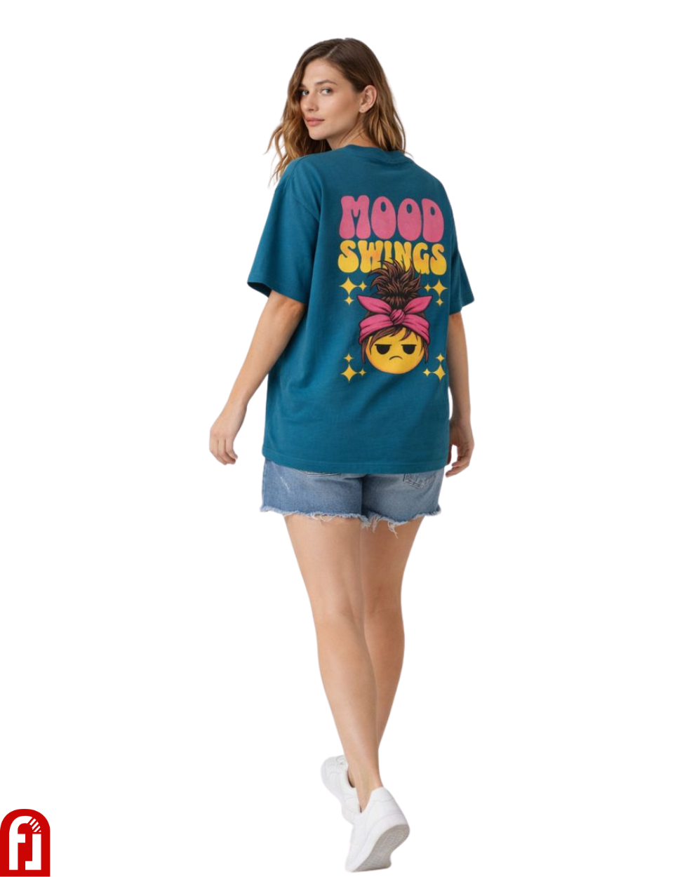 Mood Swings Oversized T-Shirt – Premium Back Print Streetwear Tee