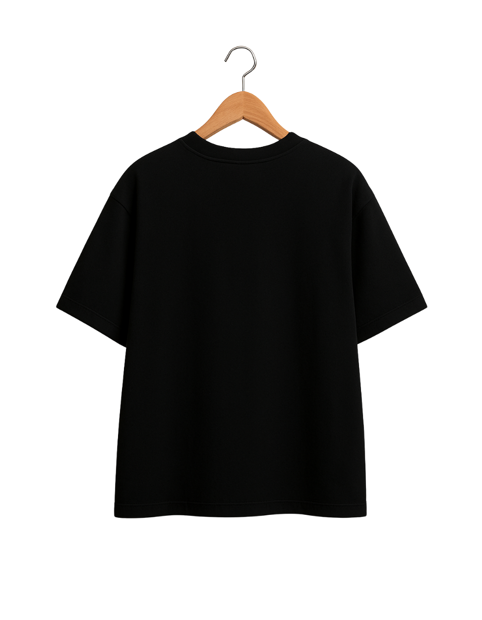 Freshlooms India Oversized Black Logo T-Shirt – Premium Casual Wear