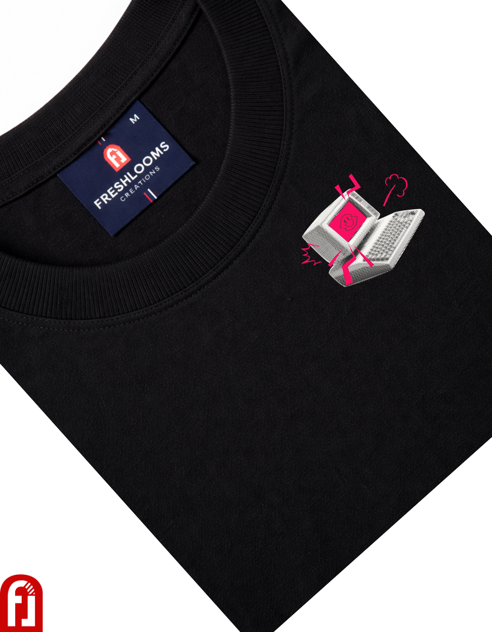 Loading Data Oversized T-Shirt – Black Luxury Tech Streetwear (Front & Back Print)