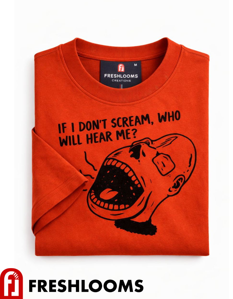 IF I DON’T SCREAM Oversized T-Shirt – Premium Graphic Streetwear