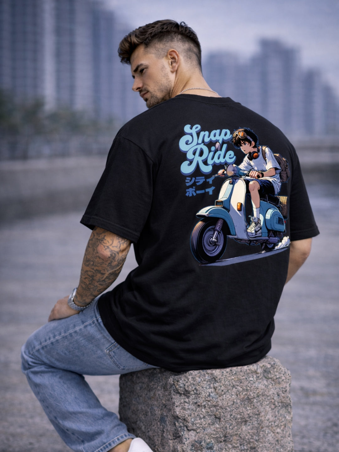 Freshlooms | Snap Ride Oversized T-Shirt – Urban Motion Edition