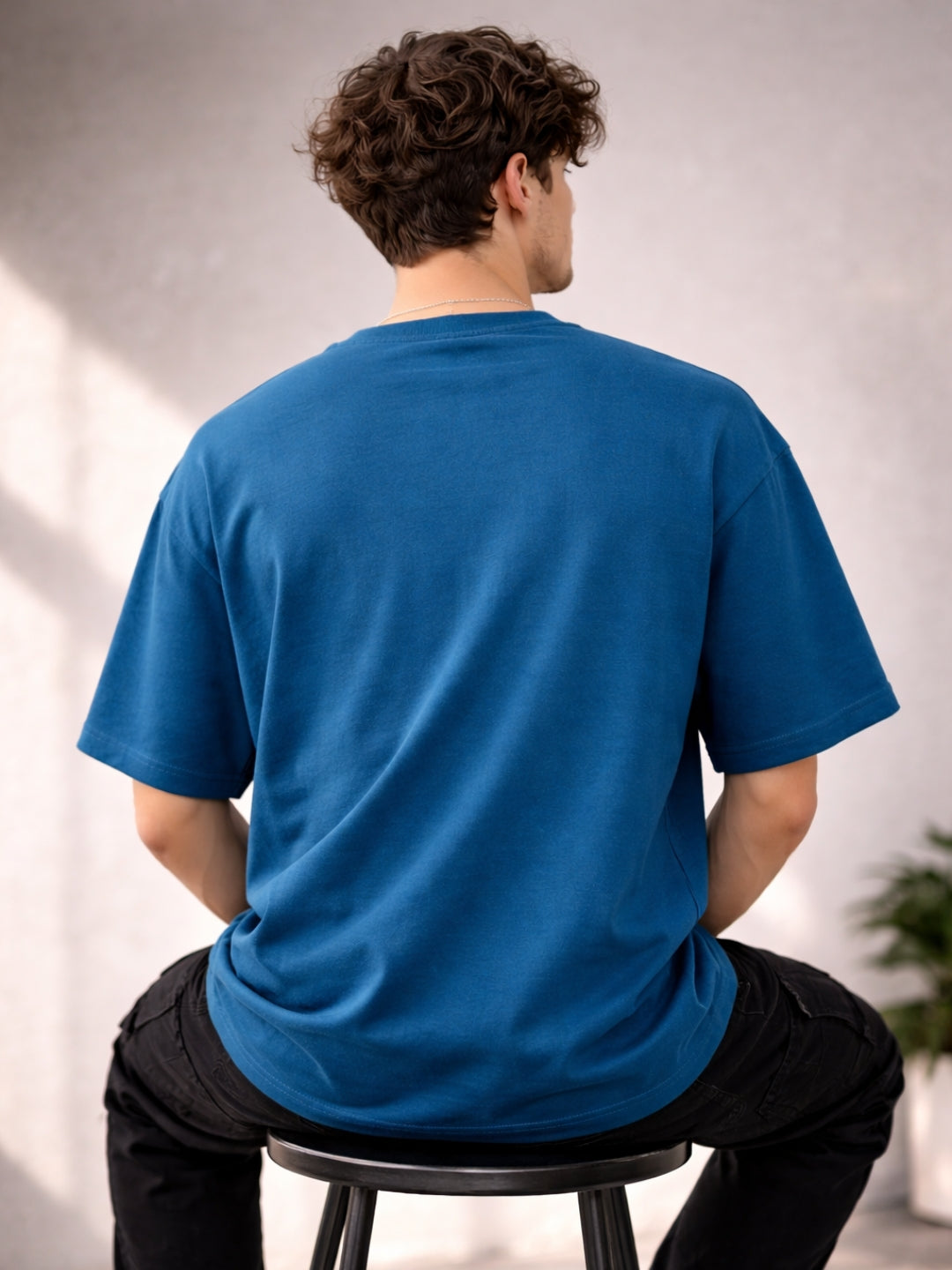 Azure Essential Oversized T-Shirt – Premium Minimal Luxury Tee