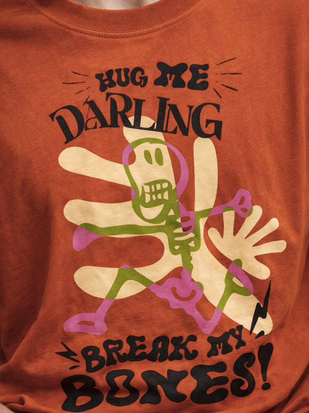 Hug Me Darling Oversized T-Shirt | Premium Streetwear Tee – Freshlooms Creations