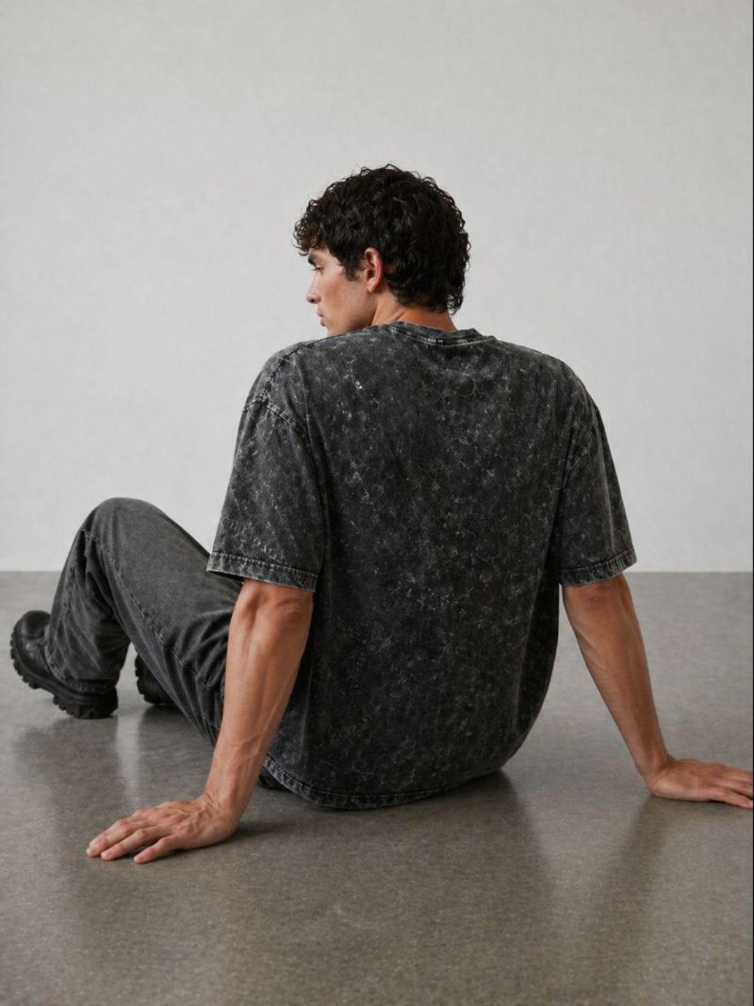Freshlooms Oversized Stone Wash T-Shirt — Heavyweight Cotton (240 GSM)