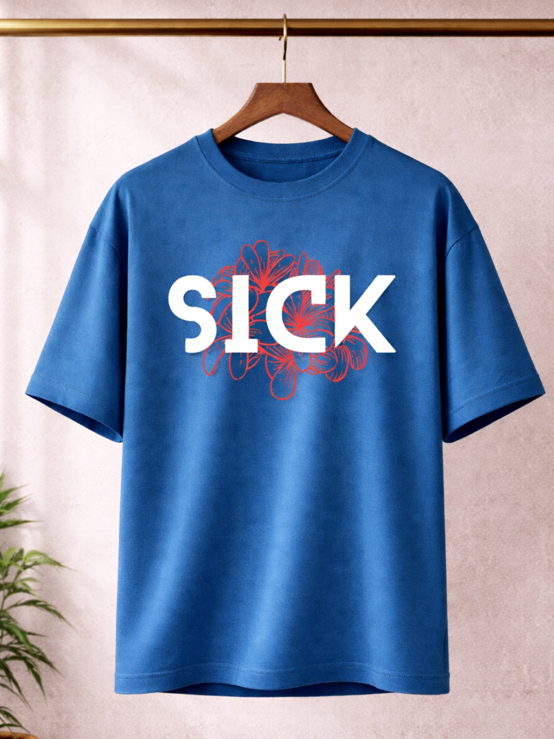 SICK Floral Oversized T-Shirt – Premium Streetwear Fit